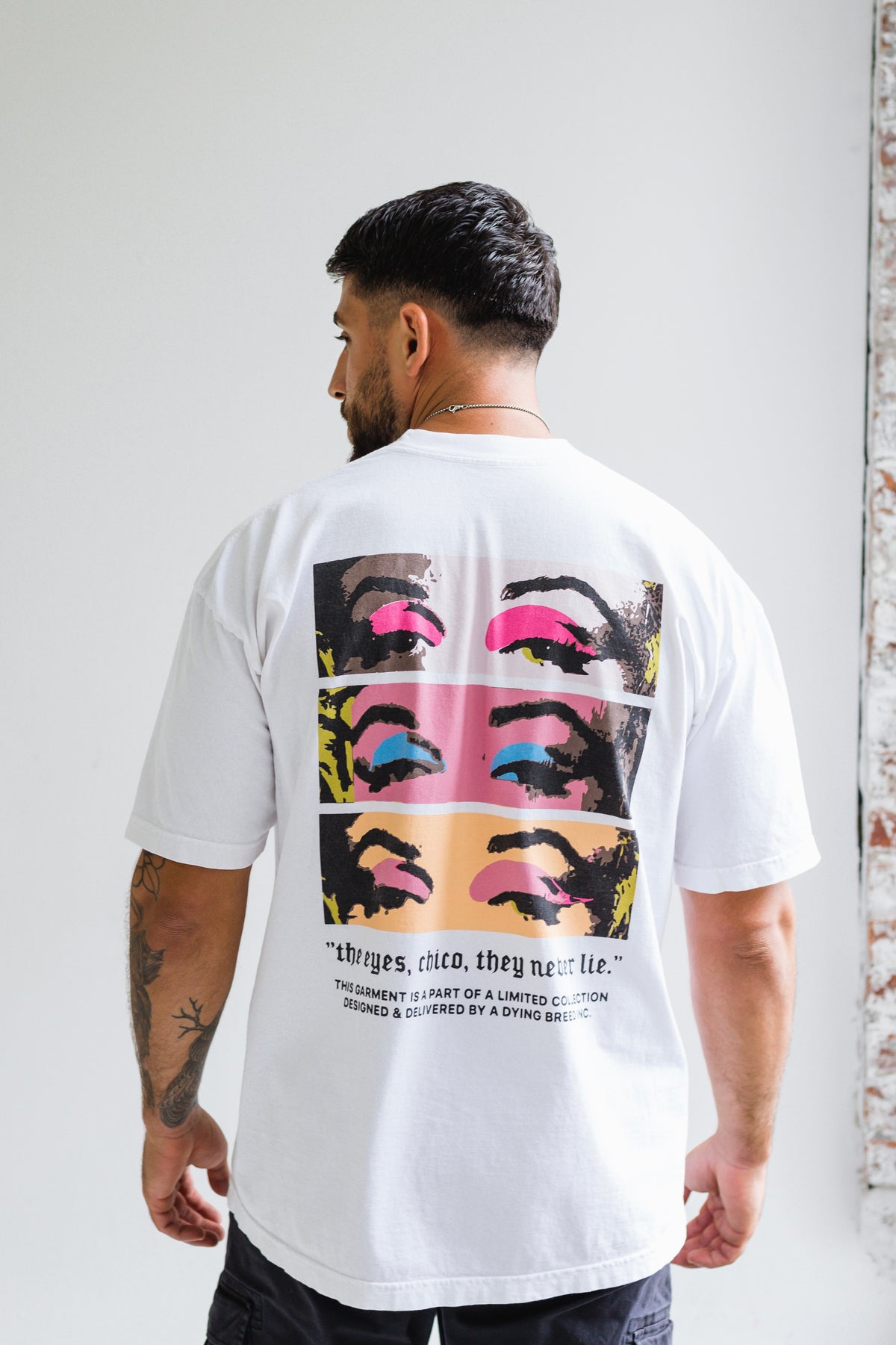 “MARILYN” PREMIUM OVERSIZED TEE IN WHITE